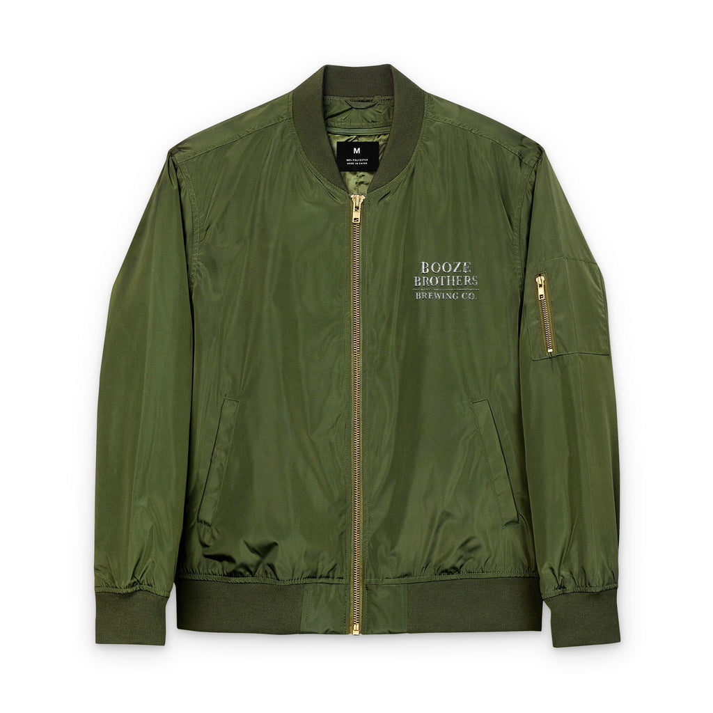 Booze Bros Script Bomber Jacket
