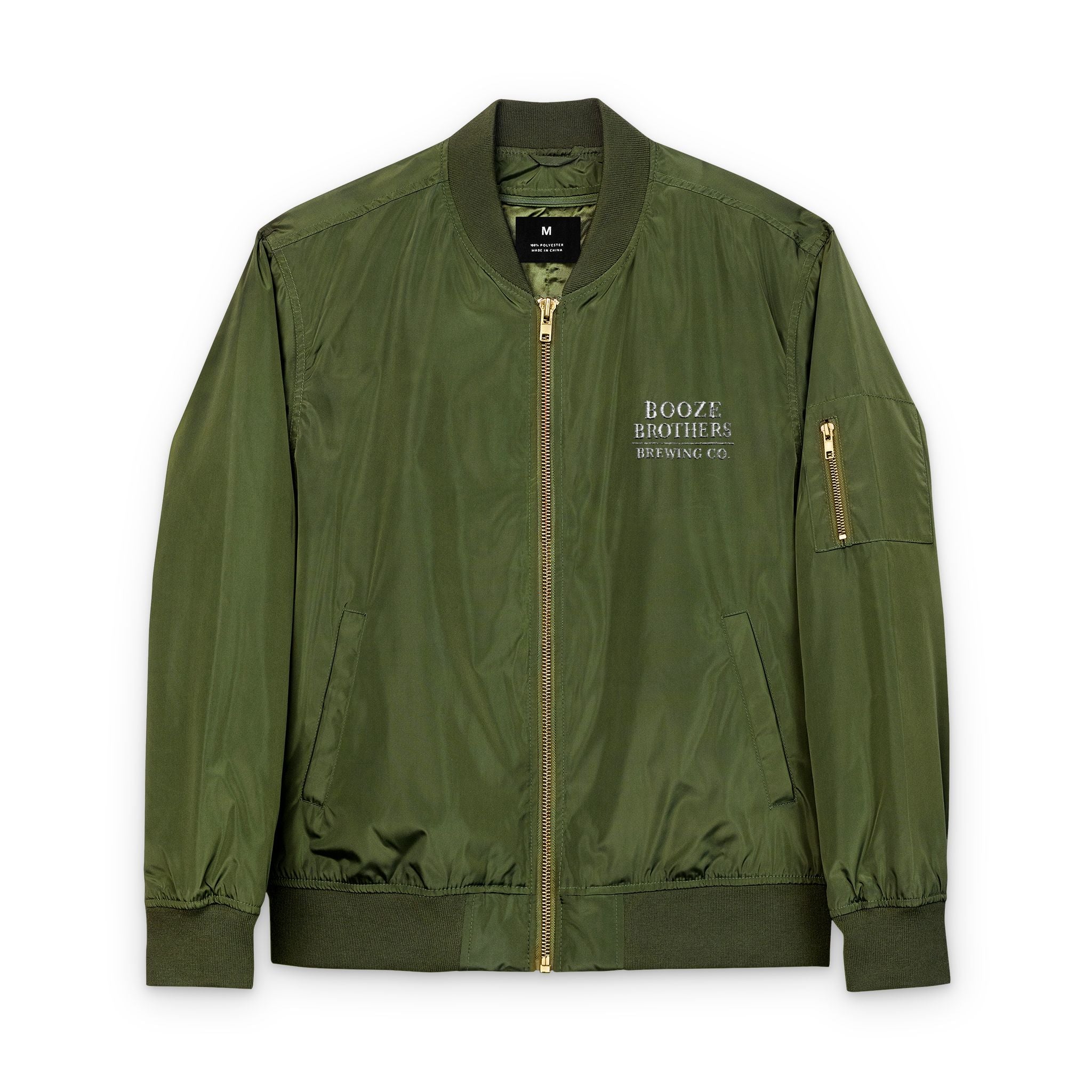 Booze Bros Script Bomber Jacket