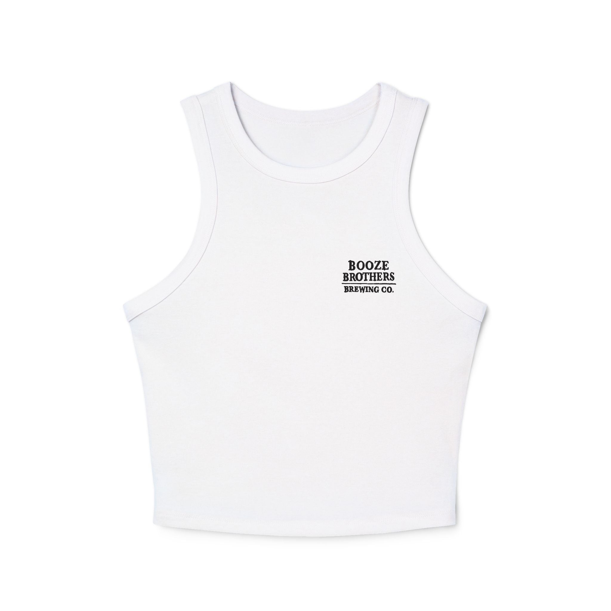 Booze Brothers Women's Script Racer Tank