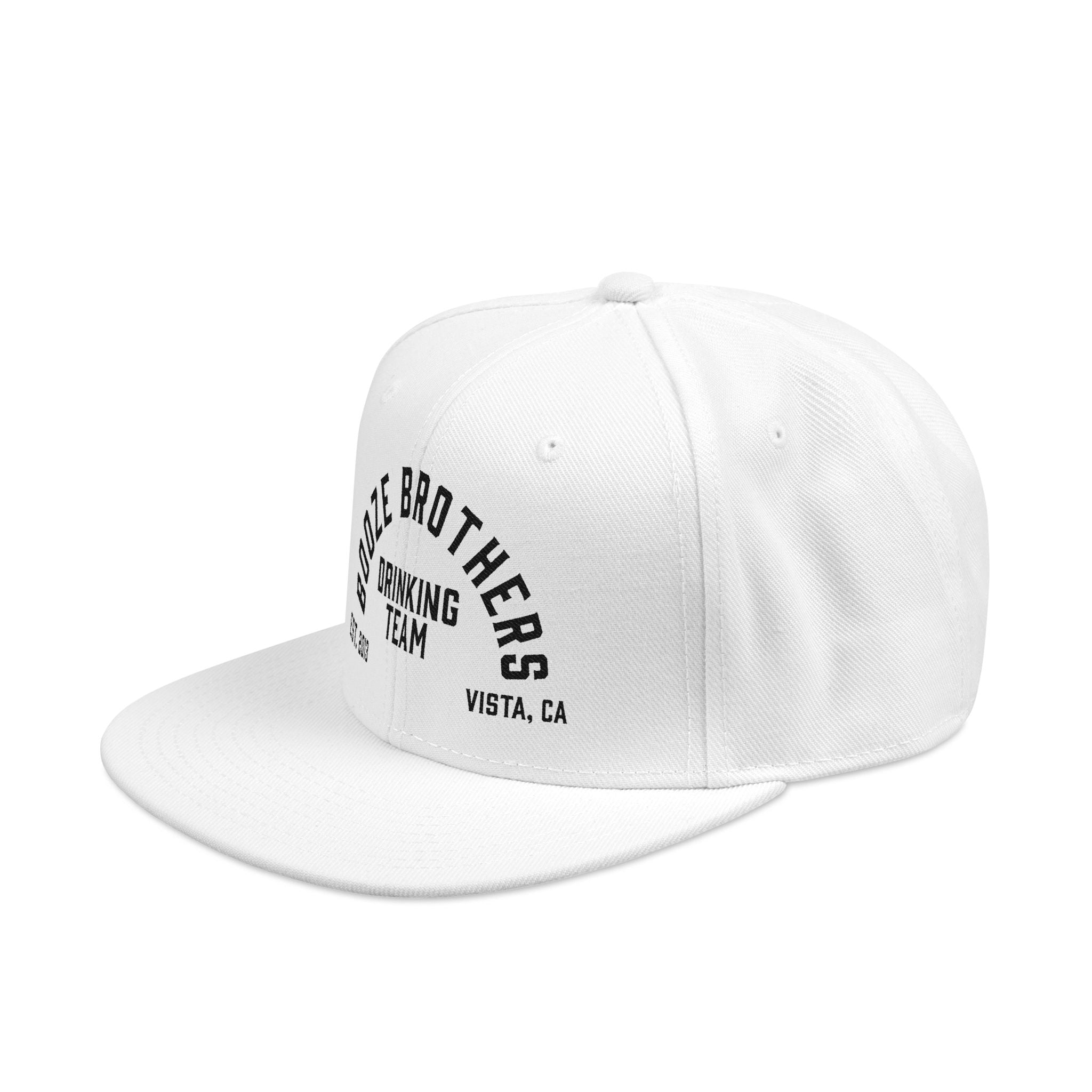 Booze Brothers Drinking Team Snapback Hat