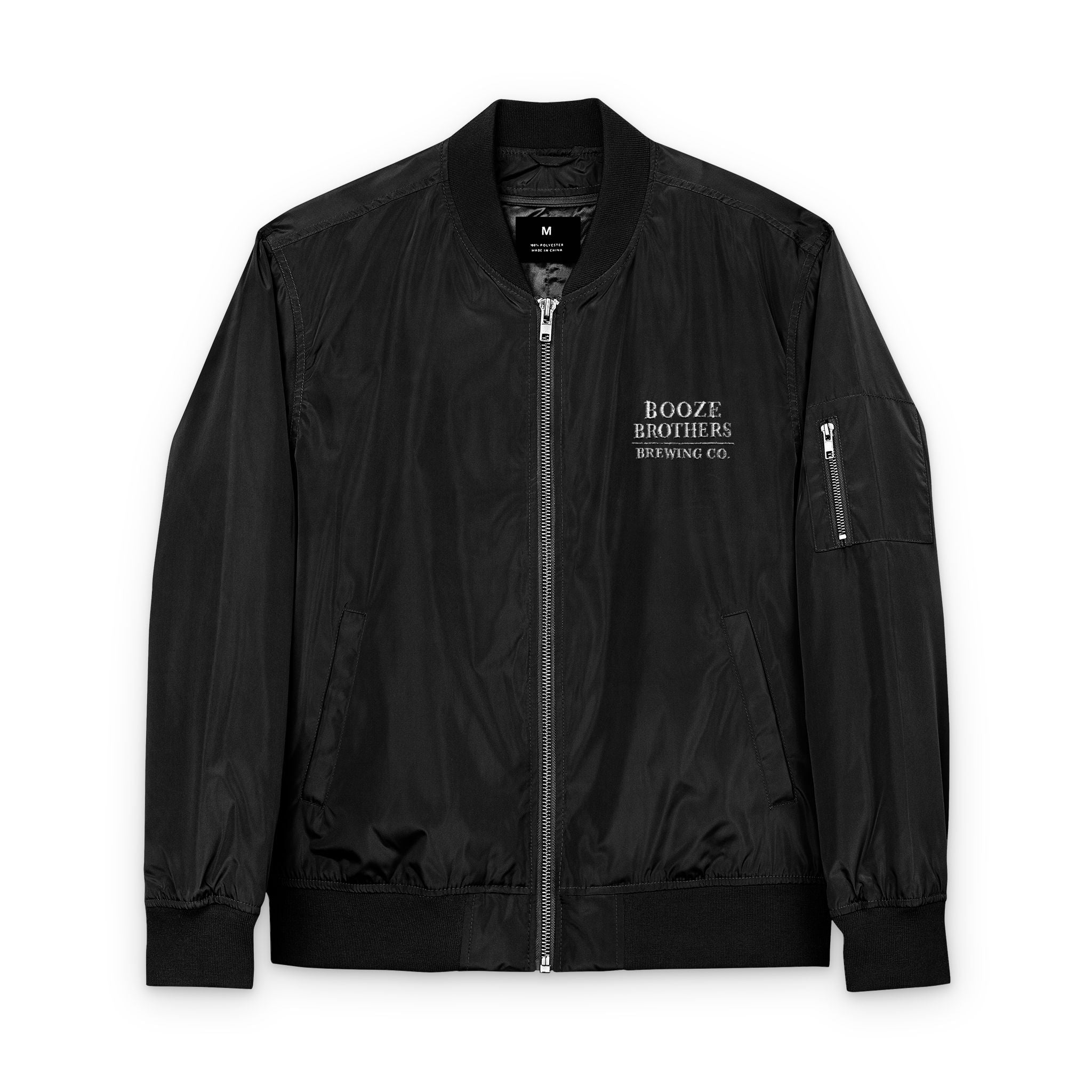 Booze Bros Script Bomber Jacket