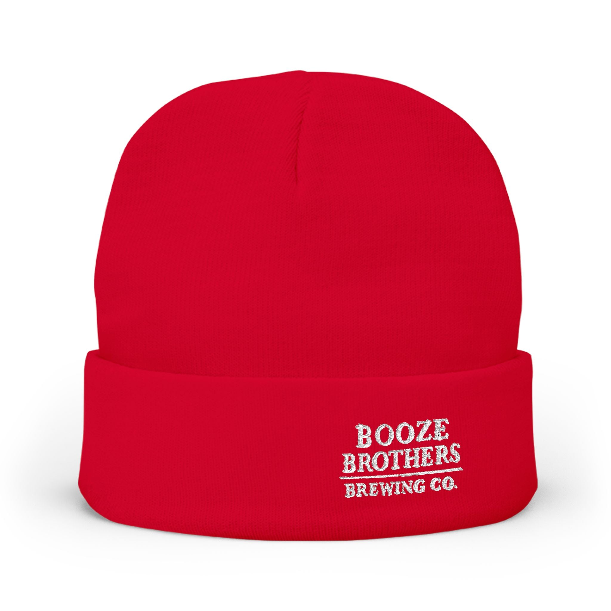 Booze Brothers Script  Knit Beanie
