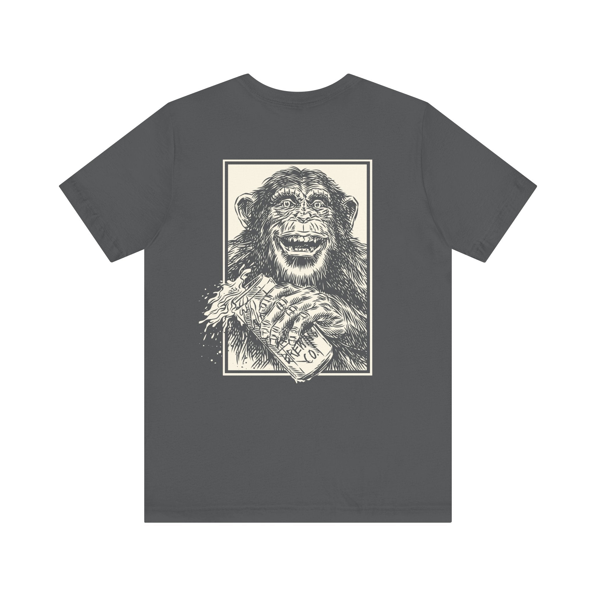 Booze Brothers Drinking Chimp Tee