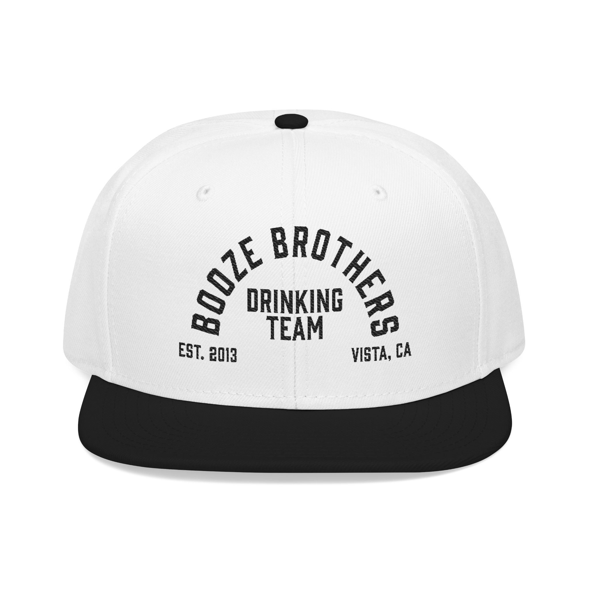 Booze Brothers Drinking Team Snapback Hat