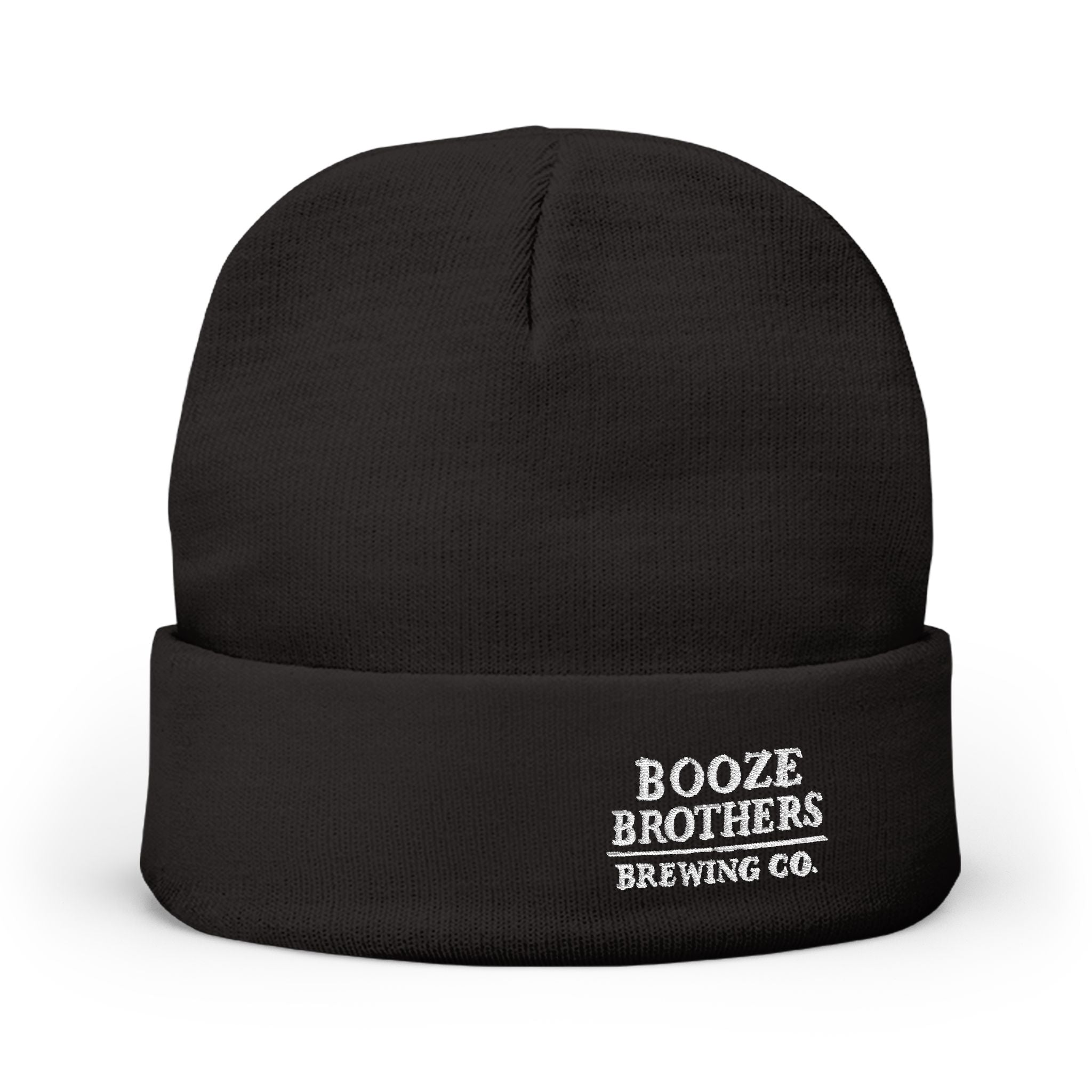 Booze Brothers Script  Knit Beanie