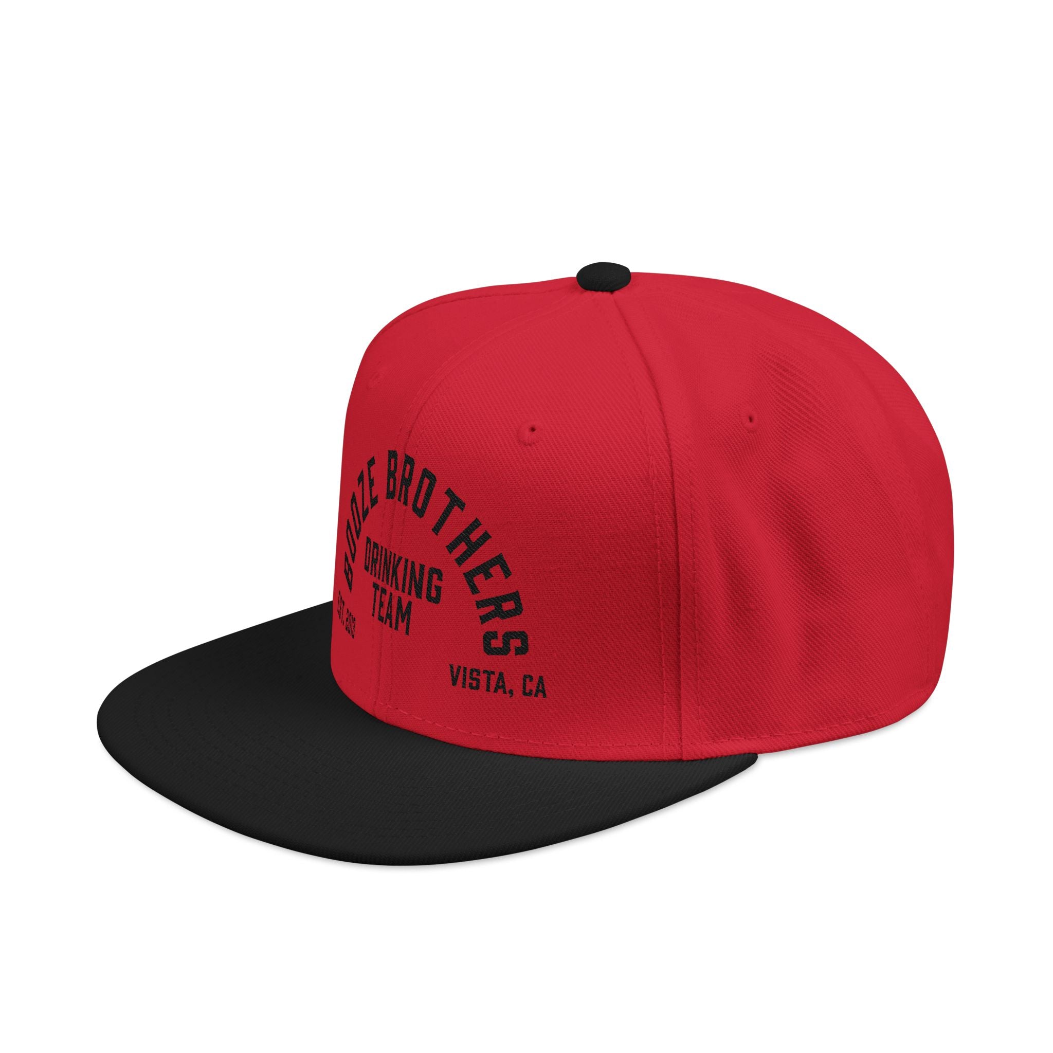 Booze Brothers Drinking Team Snapback Hat
