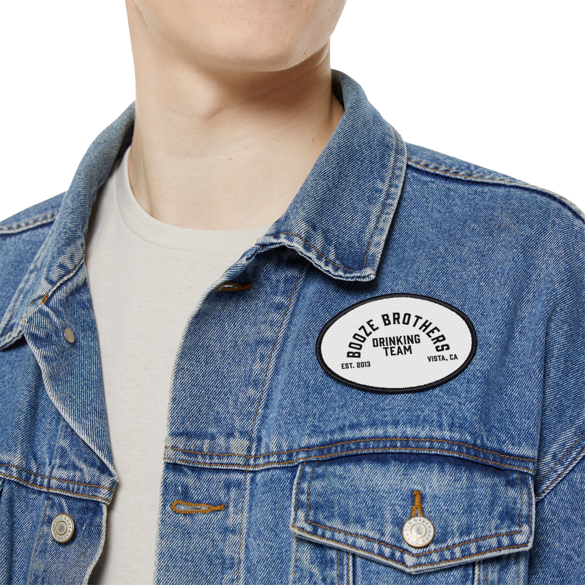 Booze Brothers Drinking Team Iron-On Patch