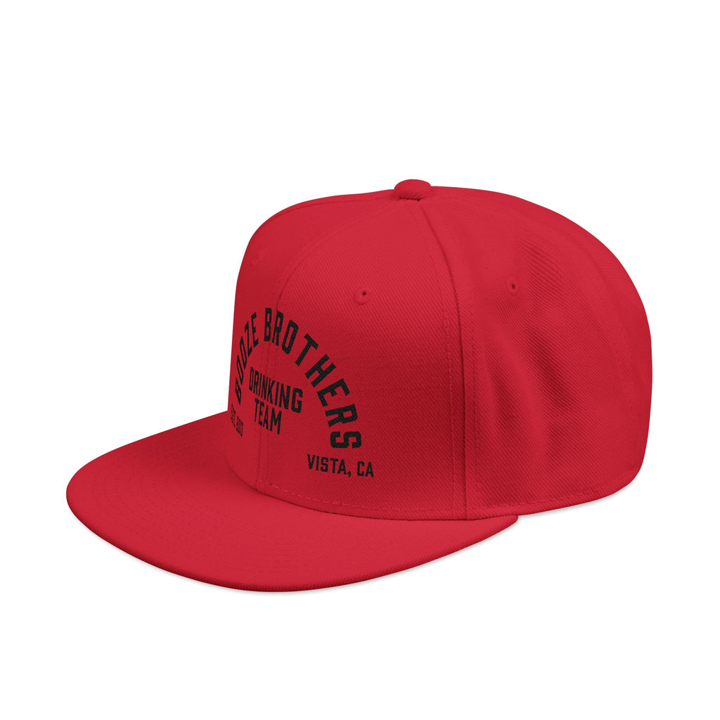 Booze Brothers Drinking Team Snapback Hat