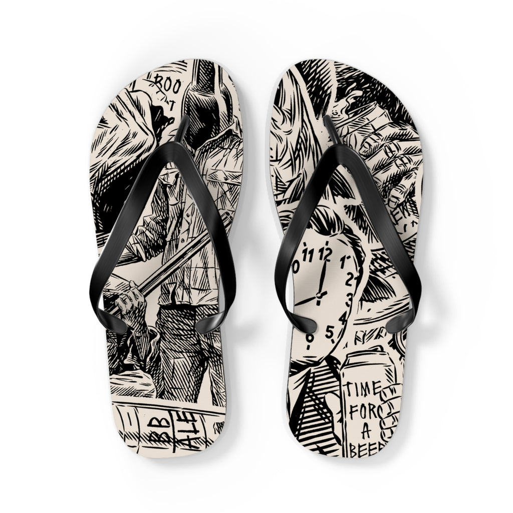 Booze Brothers Horton Collage Sandals