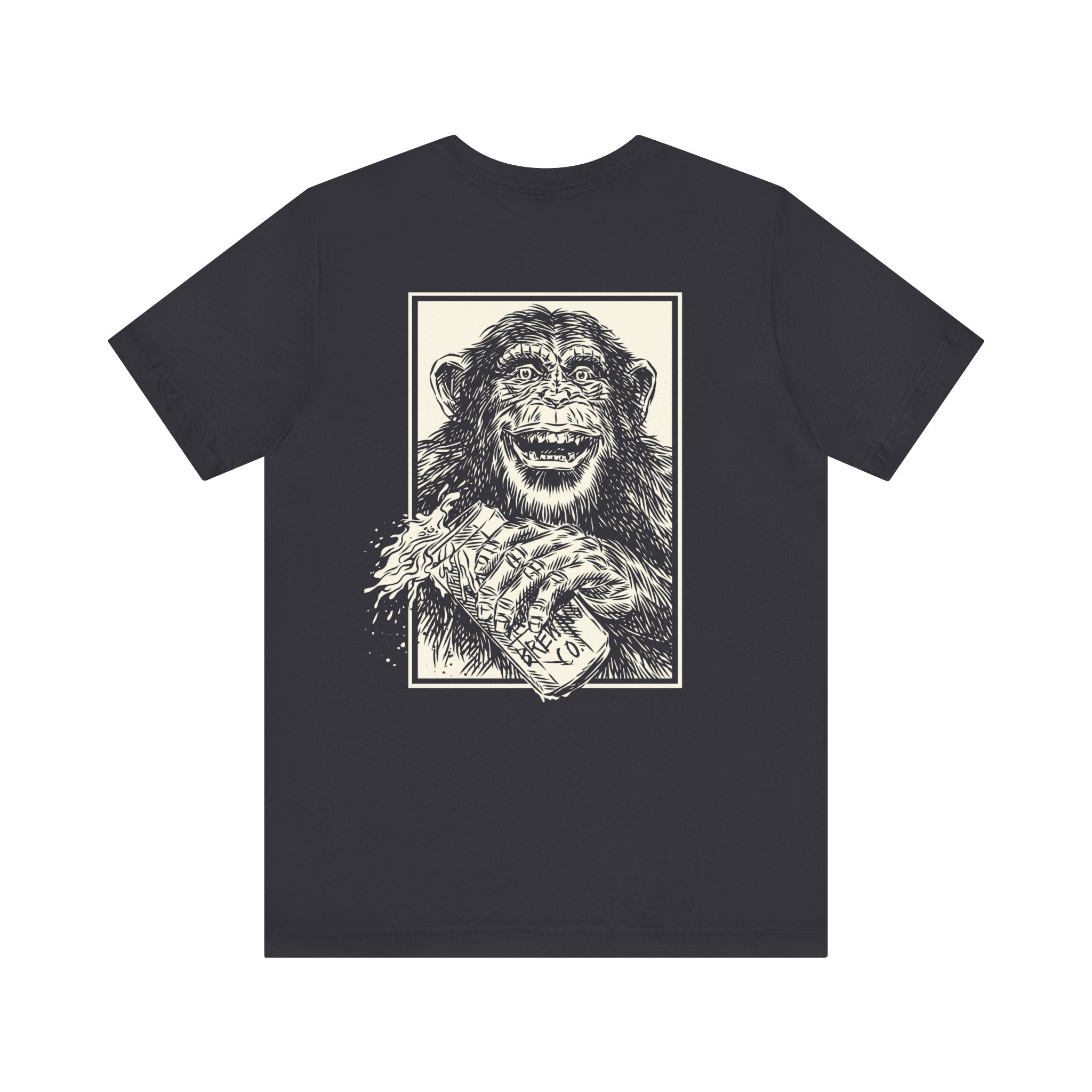 Booze Brothers Drinking Chimp Tee
