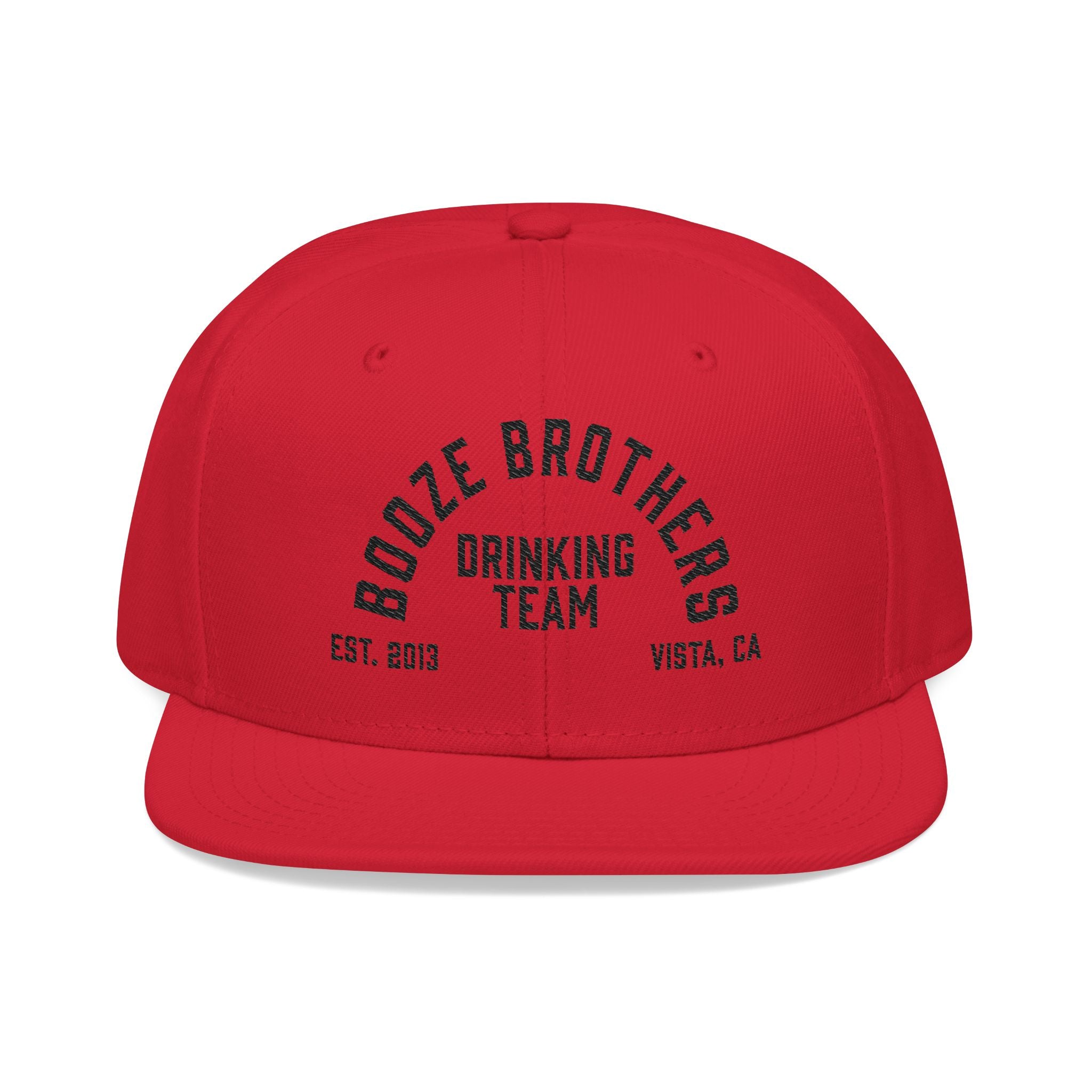 Booze Brothers Drinking Team Snapback Hat