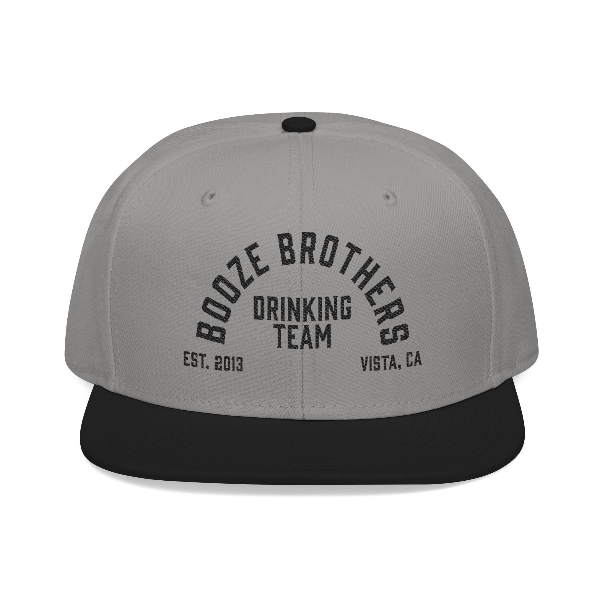 Booze Brothers Drinking Team Snapback Hat
