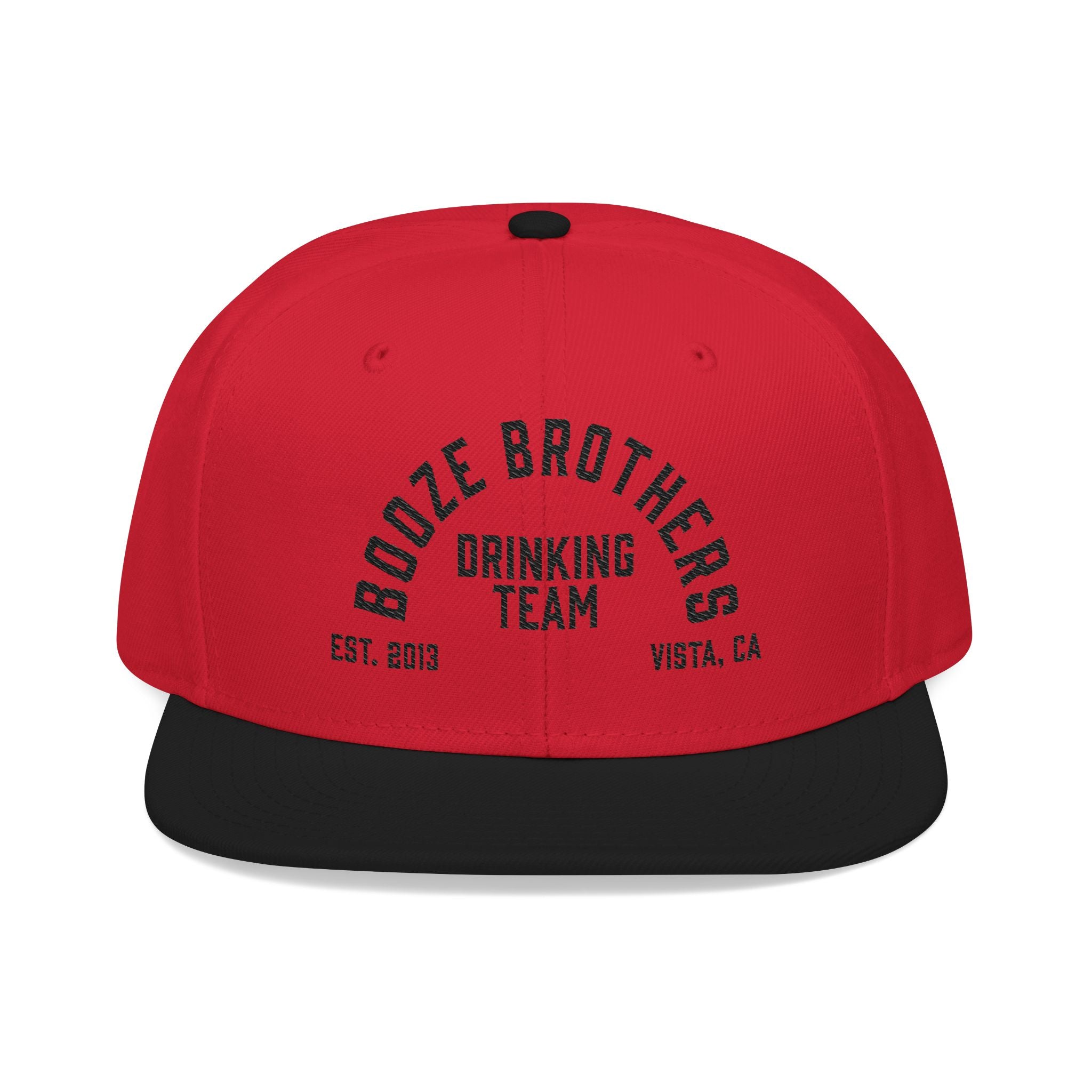 Booze Brothers Drinking Team Snapback Hat