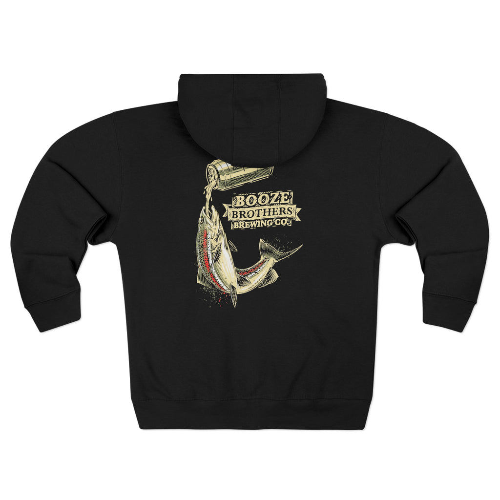 Booze Brothers Drink Like A Fish Zip Hoodie