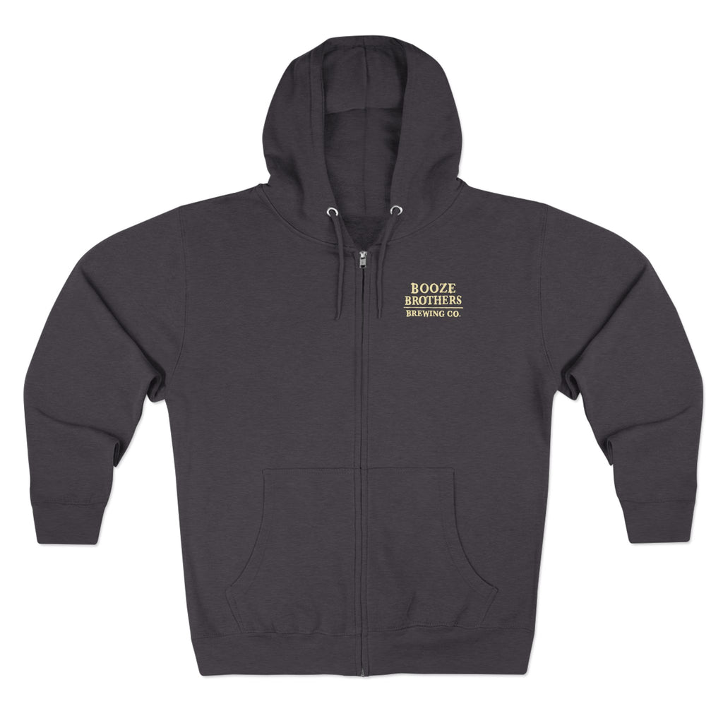 Booze Brothers Drink Like A Fish Zip Hoodie