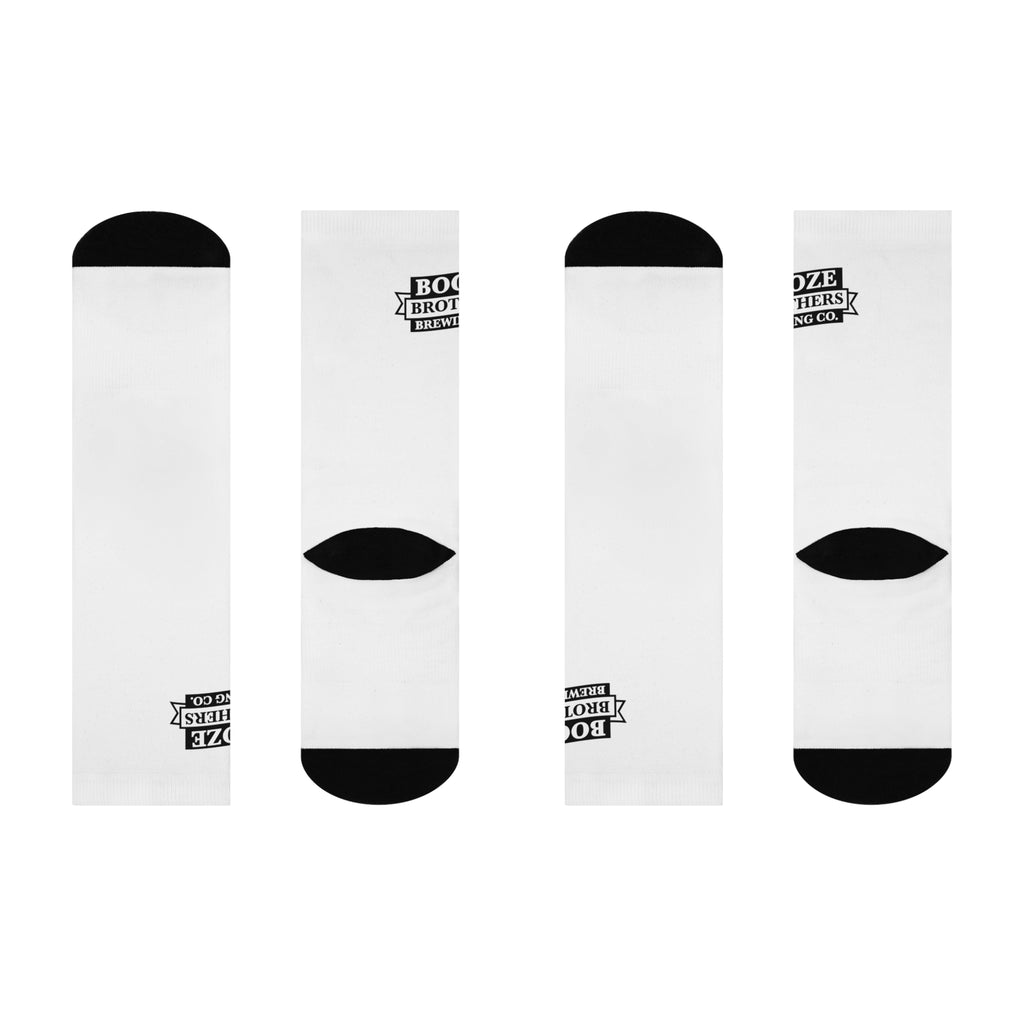 Booze Brothers Ribbon Crew Socks